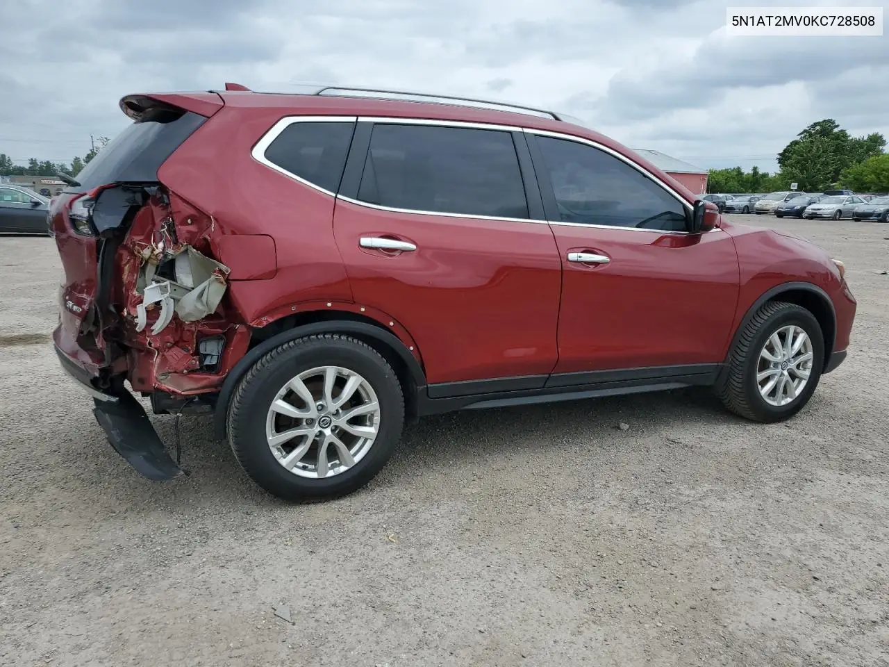 2019 Nissan Rogue S VIN: 5N1AT2MV0KC728508 Lot: 62509705