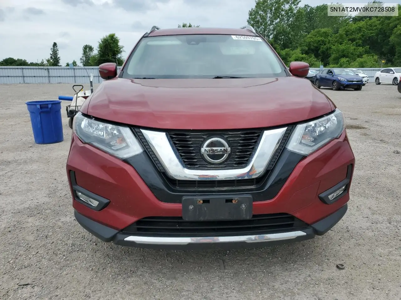 2019 Nissan Rogue S VIN: 5N1AT2MV0KC728508 Lot: 62509705