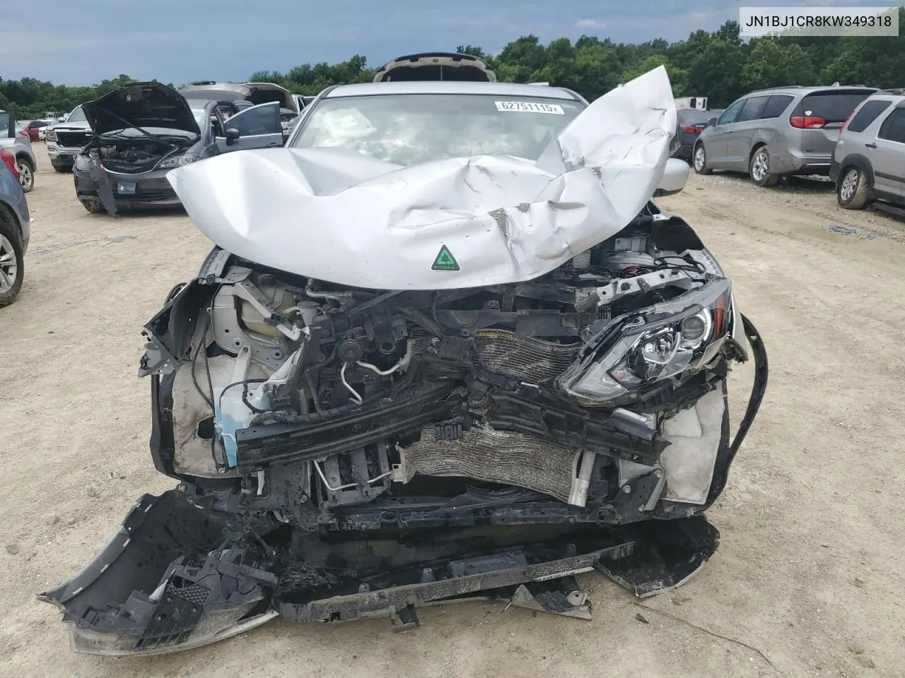 2019 Nissan Rogue Sport S VIN: JN1BJ1CR8KW349318 Lot: 62751115