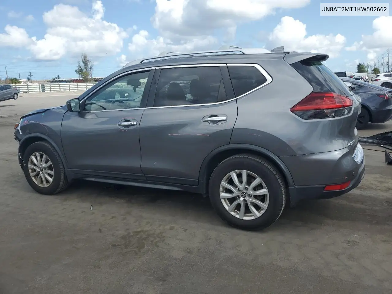 2019 Nissan Rogue S VIN: JN8AT2MT1KW502662 Lot: 62758115