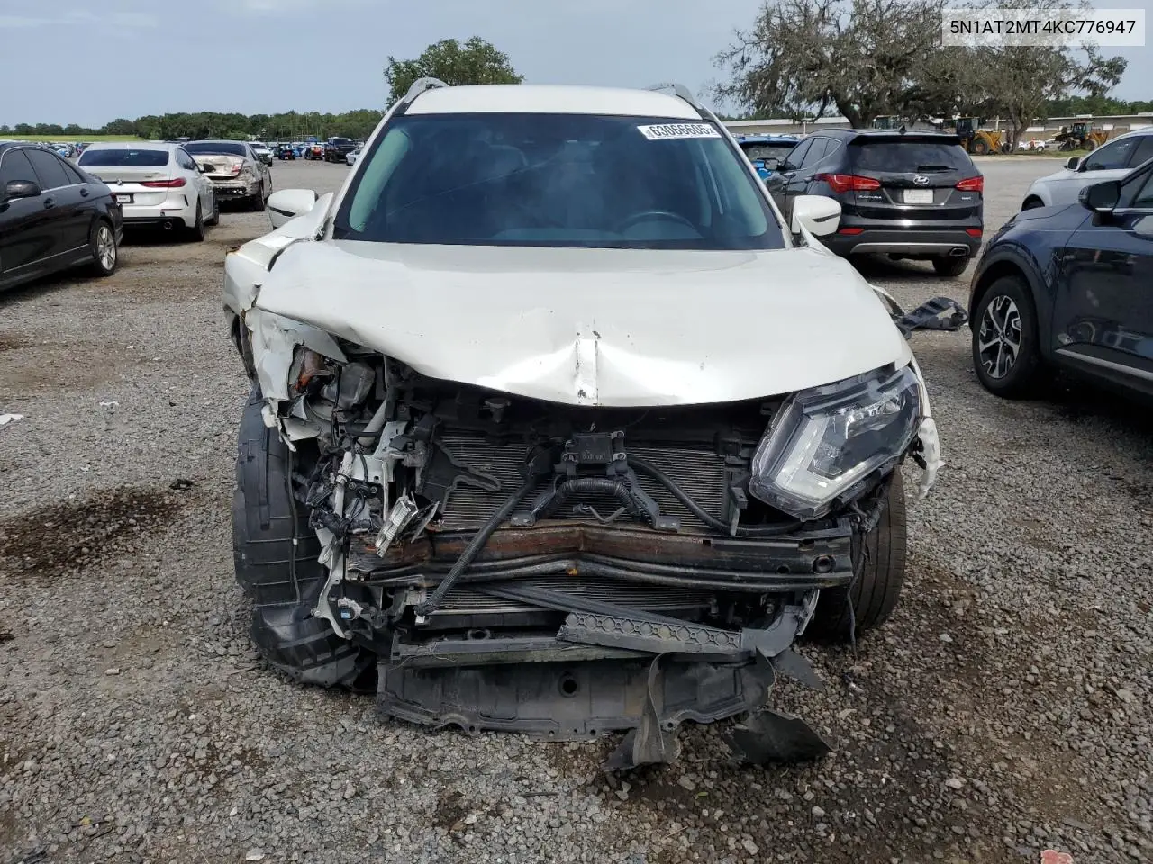 2019 Nissan Rogue S VIN: 5N1AT2MT4KC776947 Lot: 63066605