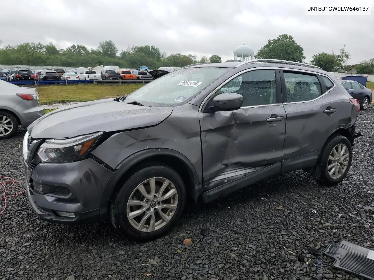 2020 Nissan Rogue Sport S VIN: JN1BJ1CW0LW646137 Lot: 56873725