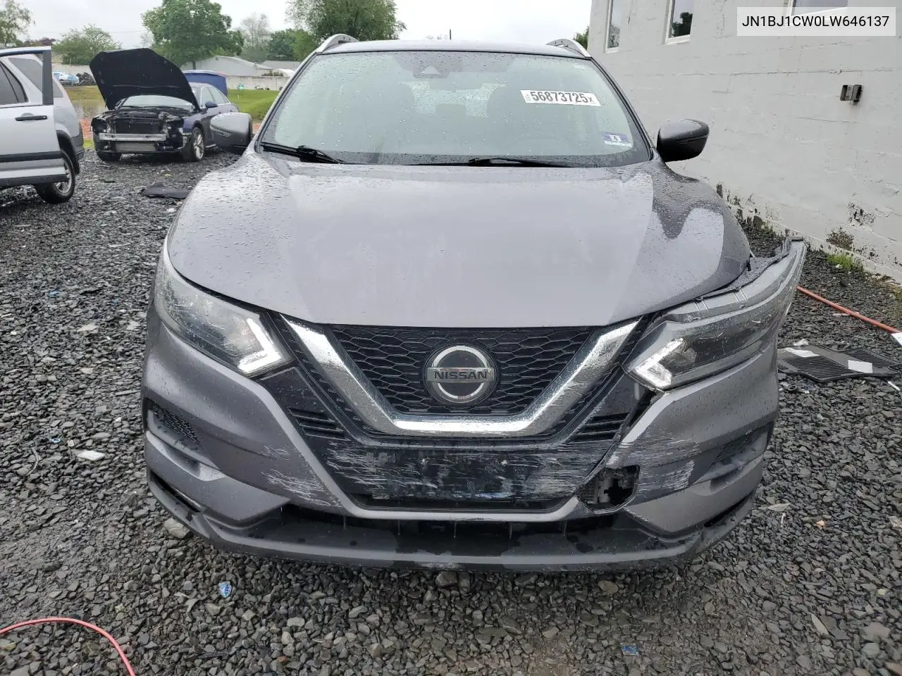 2020 Nissan Rogue Sport S VIN: JN1BJ1CW0LW646137 Lot: 56873725