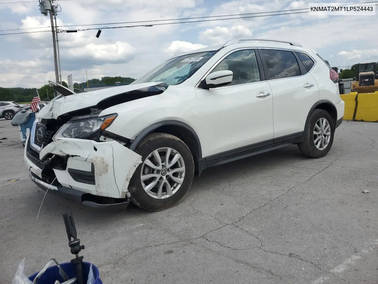 2020 Nissan Rogue S VIN: KNMAT2MT1LP524443 Lot: 57047205