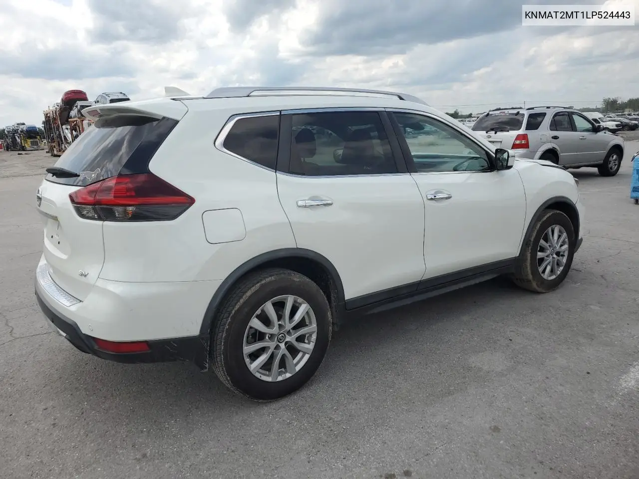 2020 Nissan Rogue S VIN: KNMAT2MT1LP524443 Lot: 57047205