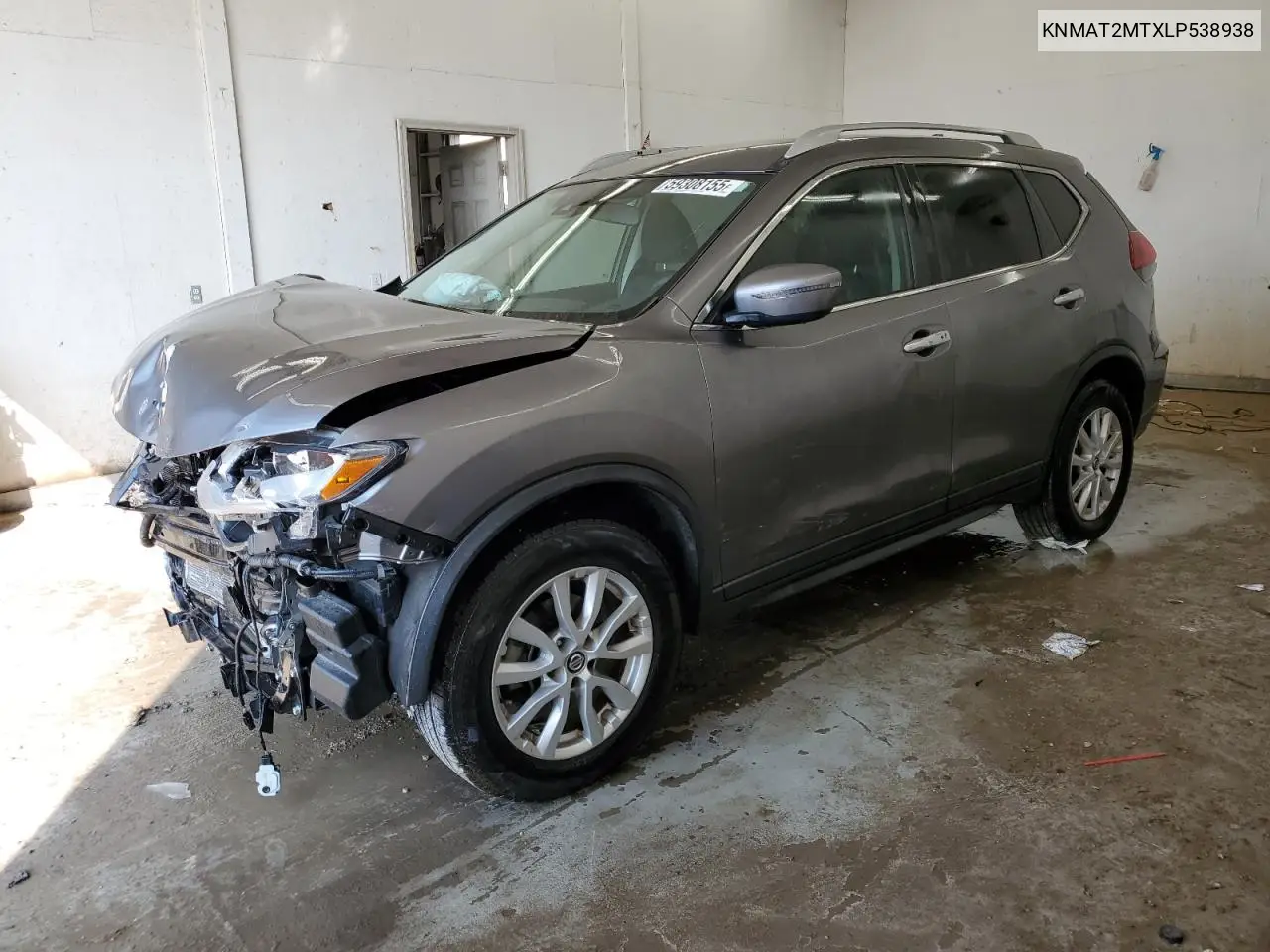 2020 Nissan Rogue S VIN: KNMAT2MTXLP538938 Lot: 59308155