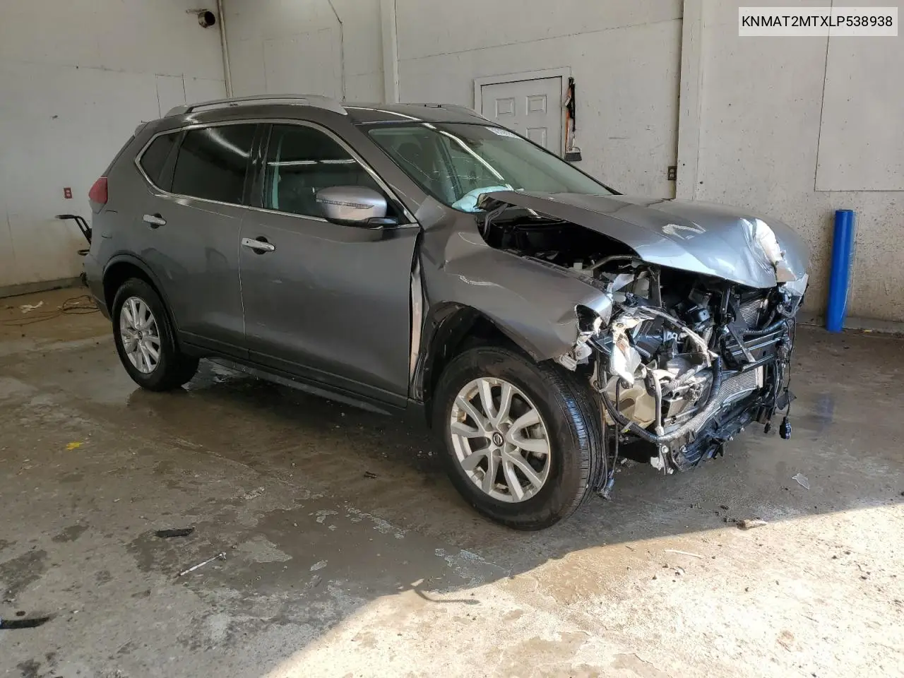 2020 Nissan Rogue S VIN: KNMAT2MTXLP538938 Lot: 59308155