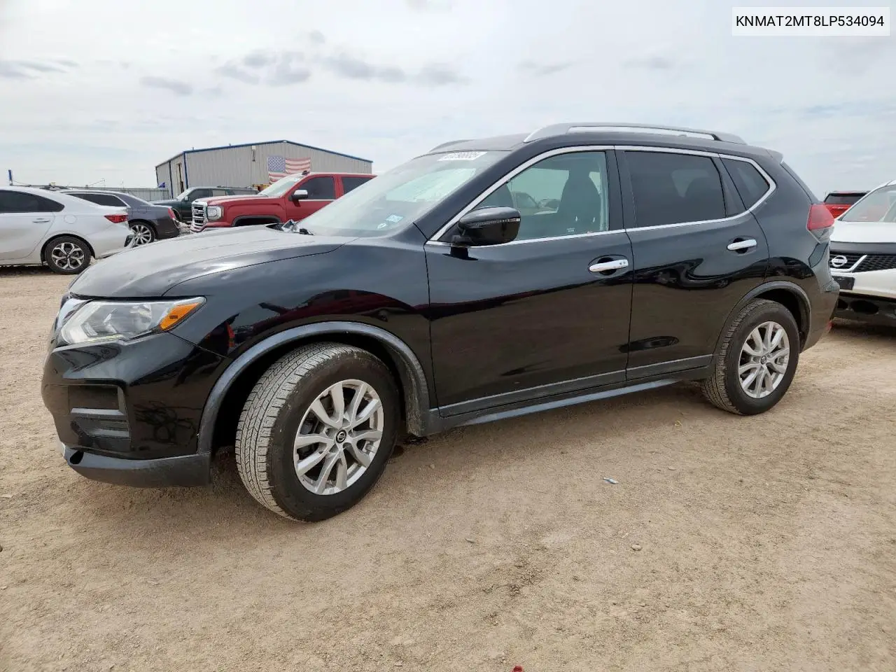 2020 Nissan Rogue S VIN: KNMAT2MT8LP534094 Lot: 61296805