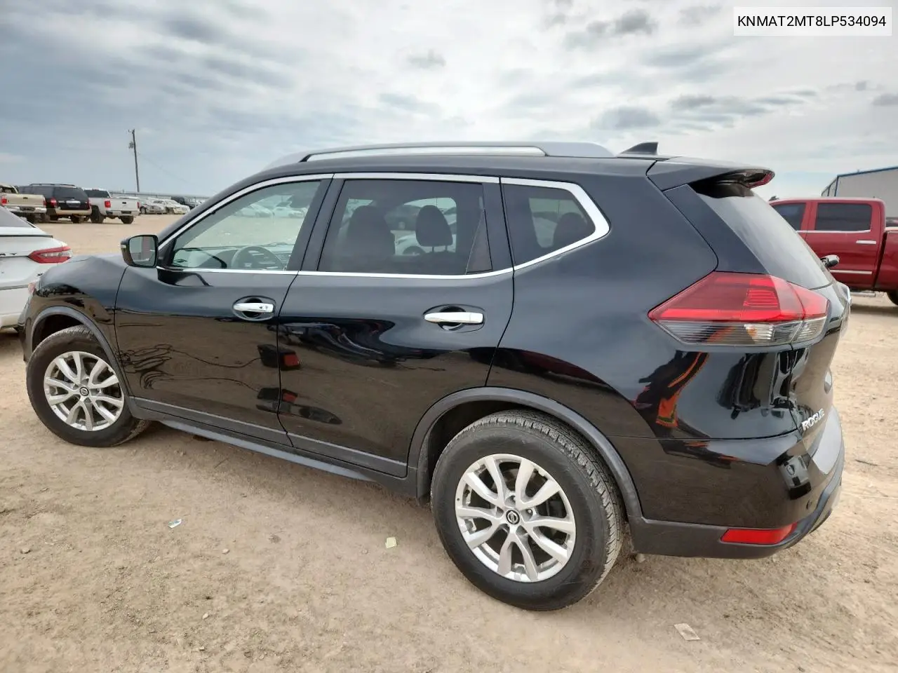 2020 Nissan Rogue S VIN: KNMAT2MT8LP534094 Lot: 61296805