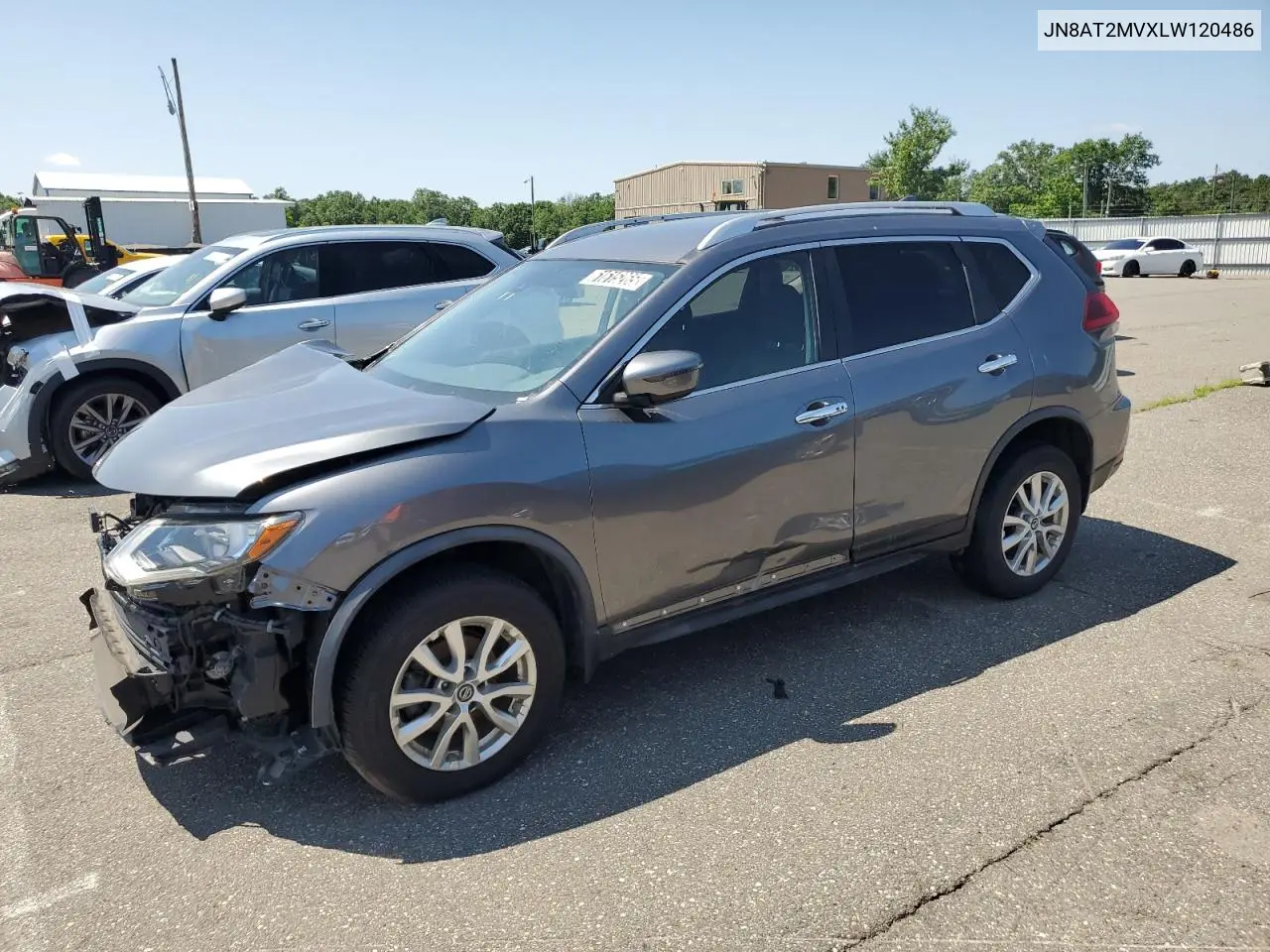 2020 Nissan Rogue S VIN: JN8AT2MVXLW120486 Lot: 61615265