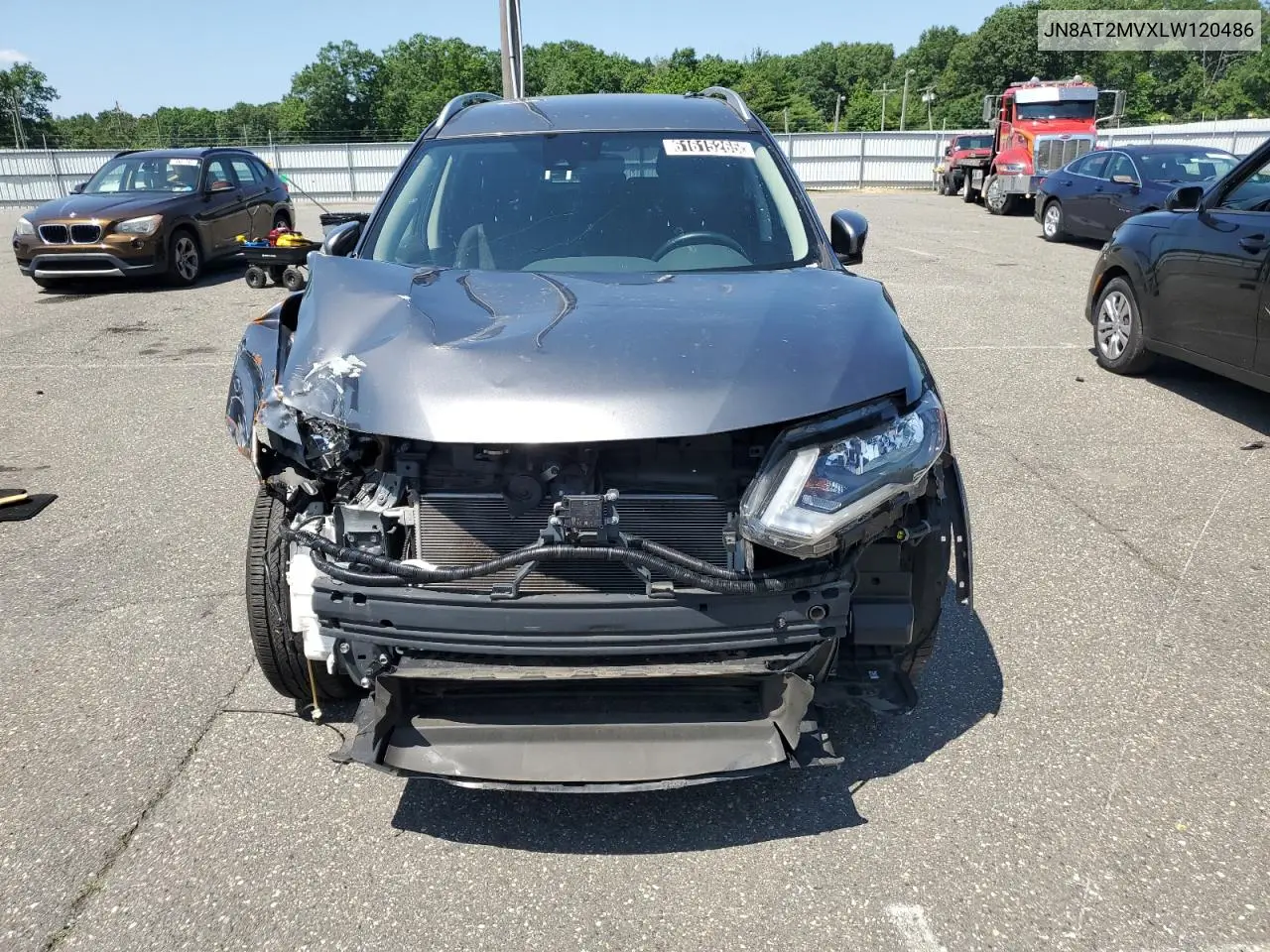 2020 Nissan Rogue S VIN: JN8AT2MVXLW120486 Lot: 61615265