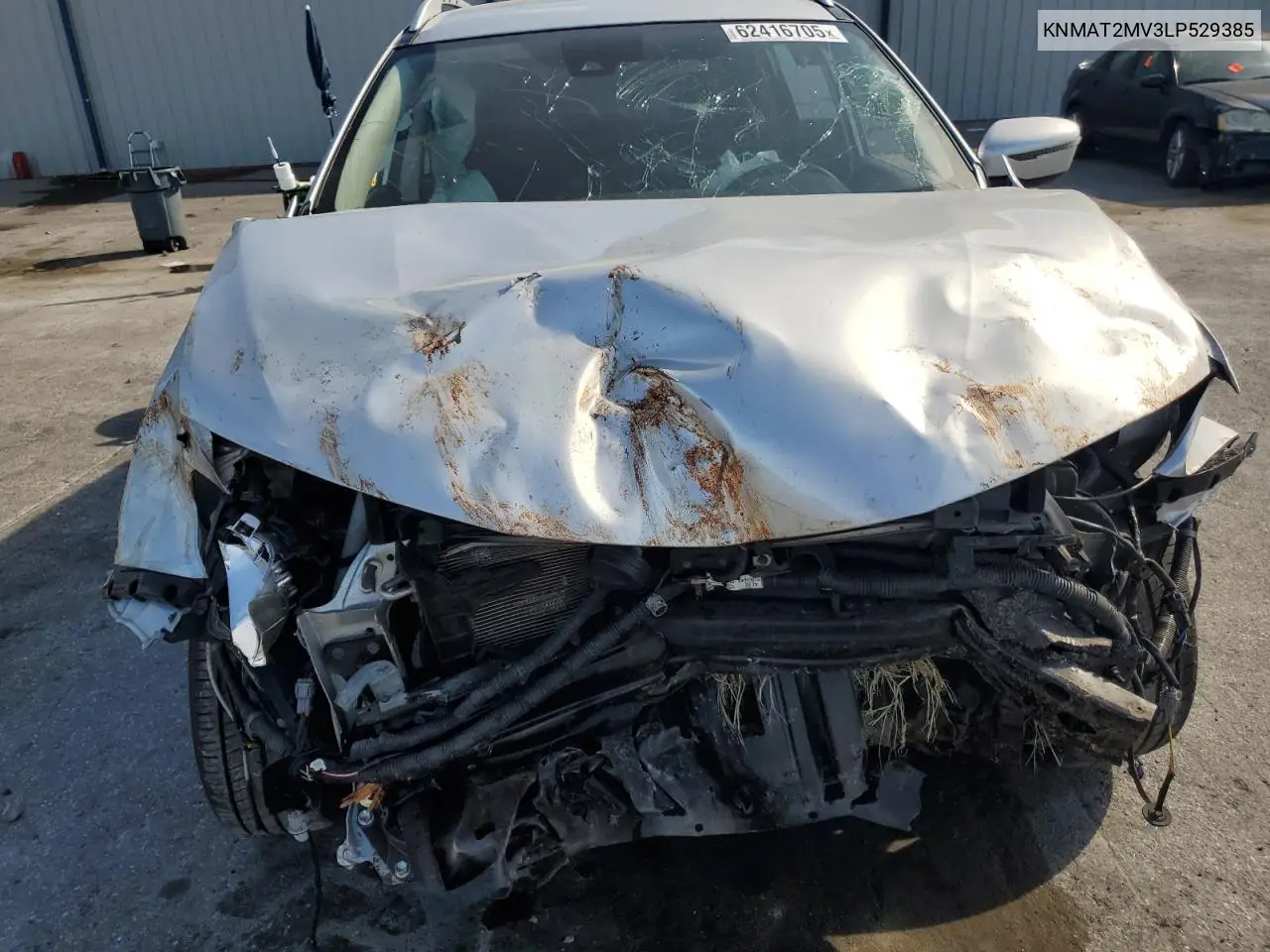 2020 Nissan Rogue S VIN: KNMAT2MV3LP529385 Lot: 62416705
