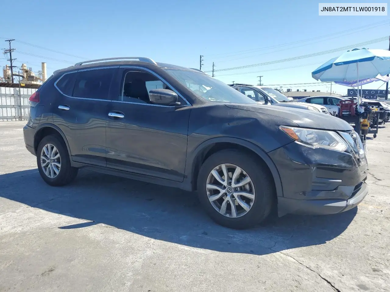 2020 Nissan Rogue S VIN: JN8AT2MT1LW001918 Lot: 62707015