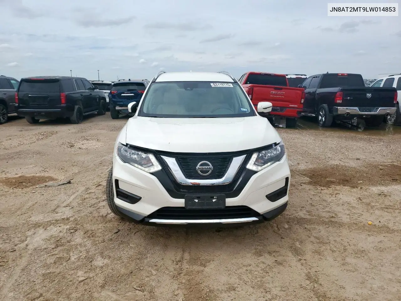 2020 Nissan Rogue S VIN: JN8AT2MT9LW014853 Lot: 63119115