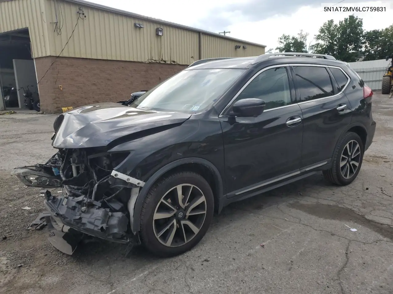 2020 Nissan Rogue S VIN: 5N1AT2MV6LC759831 Lot: 63140395