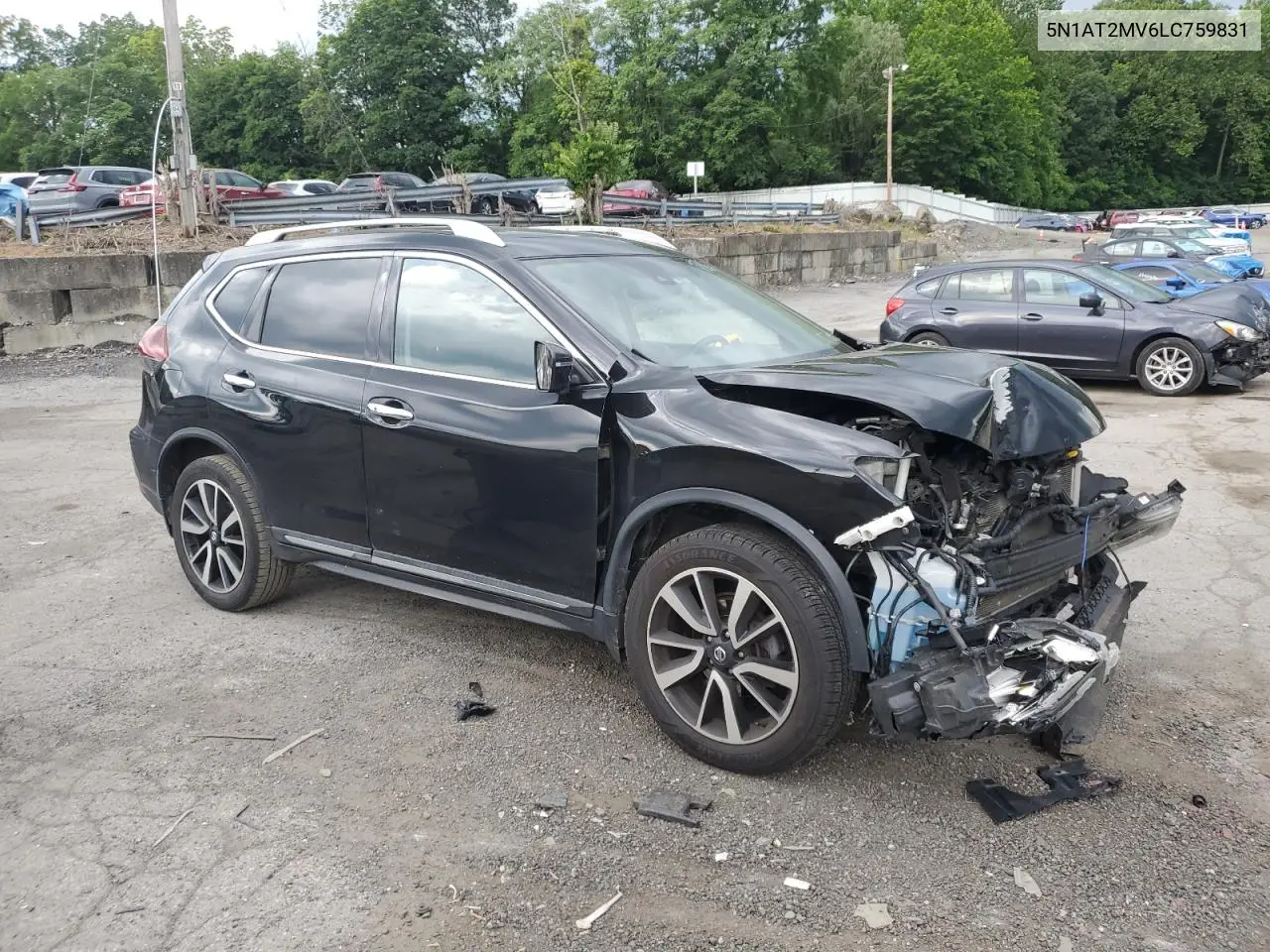 2020 Nissan Rogue S VIN: 5N1AT2MV6LC759831 Lot: 63140395