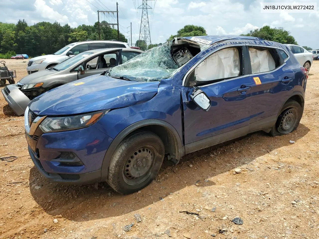 2020 Nissan Rogue Sport S VIN: JN1BJ1CV3LW272422 Lot: 63234185