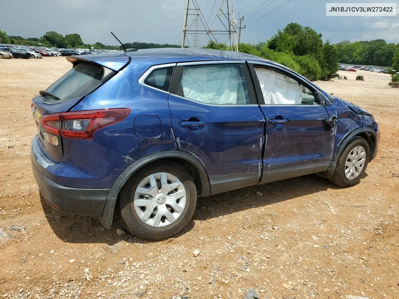 2020 Nissan Rogue Sport S VIN: JN1BJ1CV3LW272422 Lot: 63234185