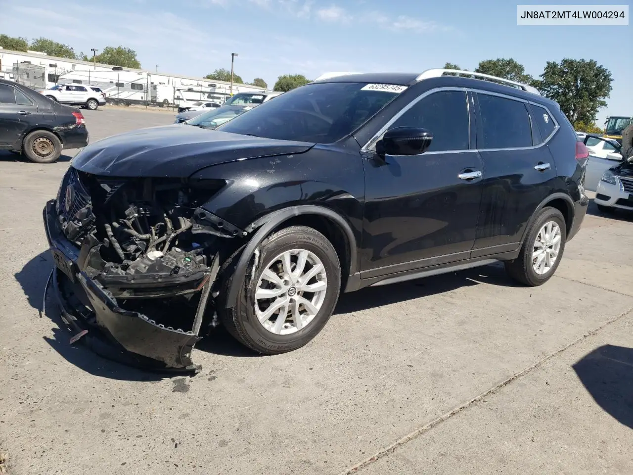 2020 Nissan Rogue S VIN: JN8AT2MT4LW004294 Lot: 63295745