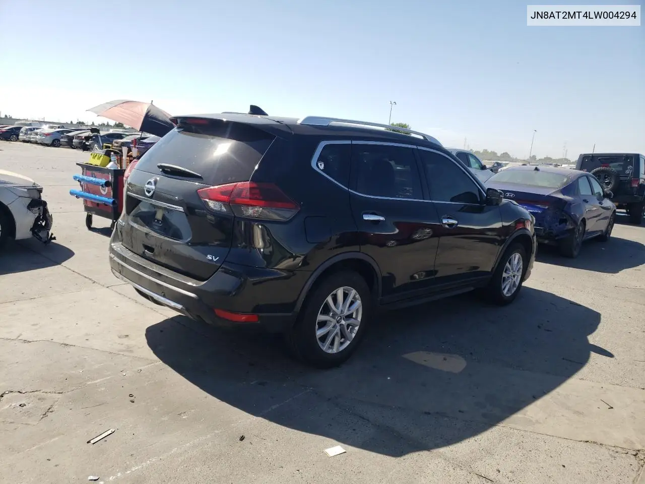 2020 Nissan Rogue S VIN: JN8AT2MT4LW004294 Lot: 63295745