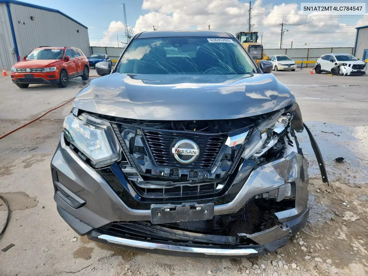 2020 Nissan Rogue S VIN: 5N1AT2MT4LC784547 Lot: 63695765