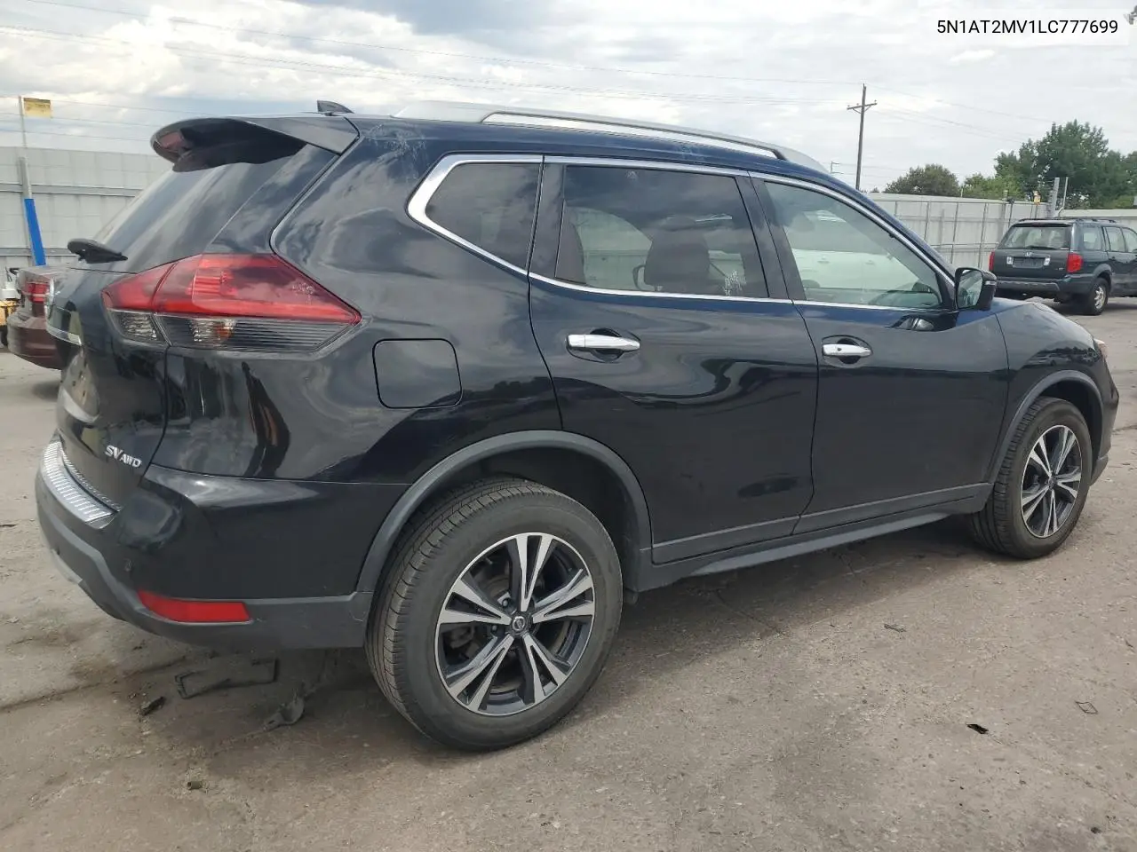 2020 Nissan Rogue S VIN: 5N1AT2MV1LC777699 Lot: 65333625