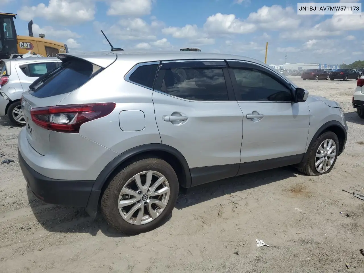 2021 Nissan Rogue Sport S VIN: JN1BJ1AV7MW571173 Lot: 56503835