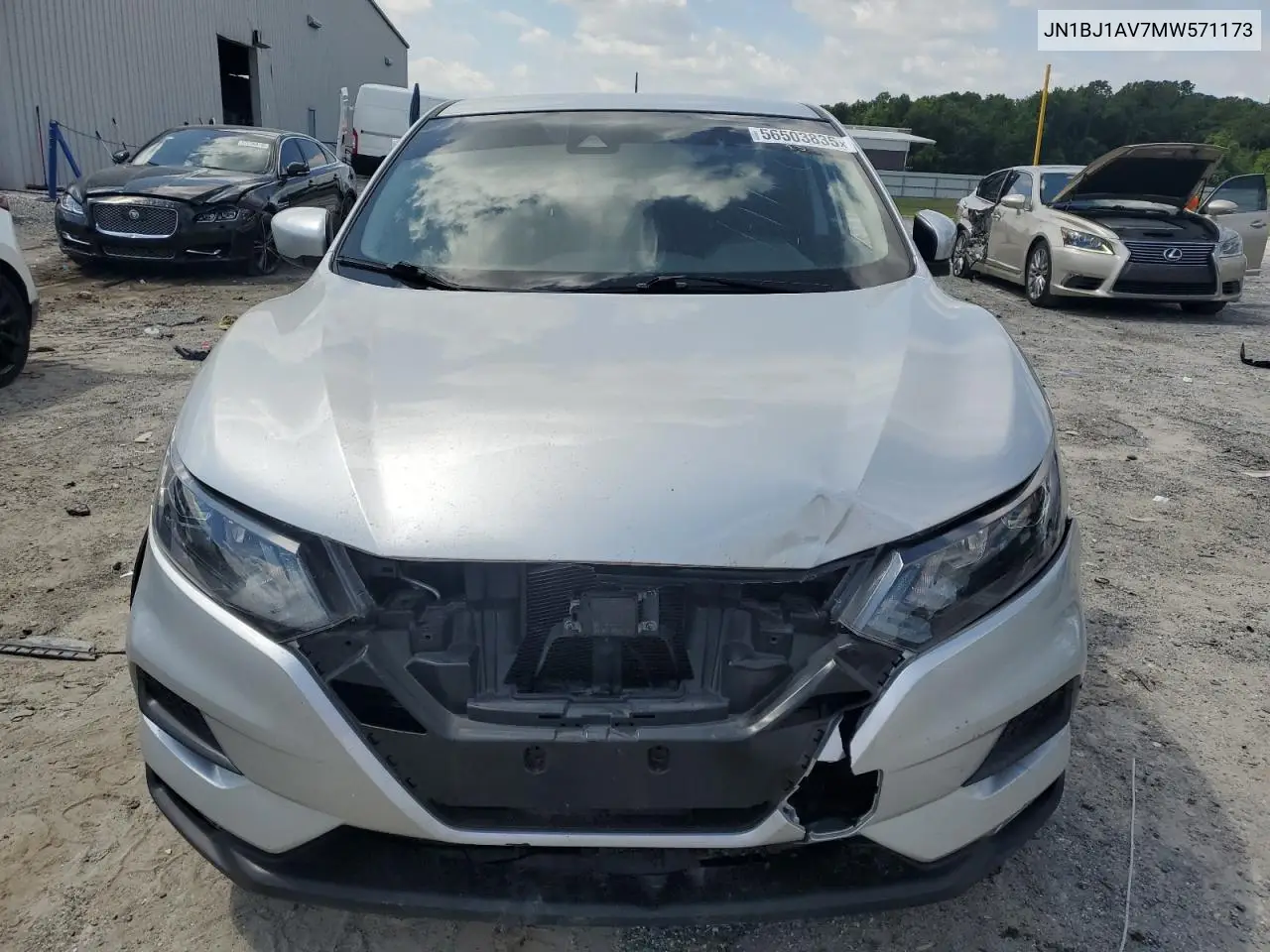 2021 Nissan Rogue Sport S VIN: JN1BJ1AV7MW571173 Lot: 56503835