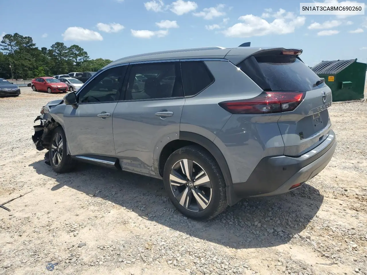 2021 Nissan Rogue Sl VIN: 5N1AT3CA8MC690260 Lot: 56944115