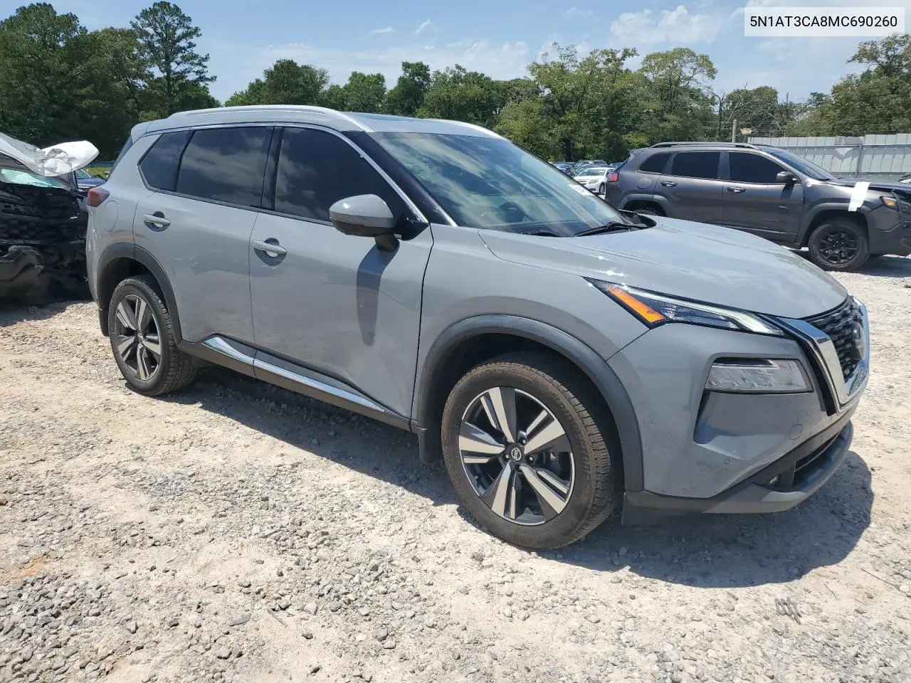 2021 Nissan Rogue Sl VIN: 5N1AT3CA8MC690260 Lot: 56944115