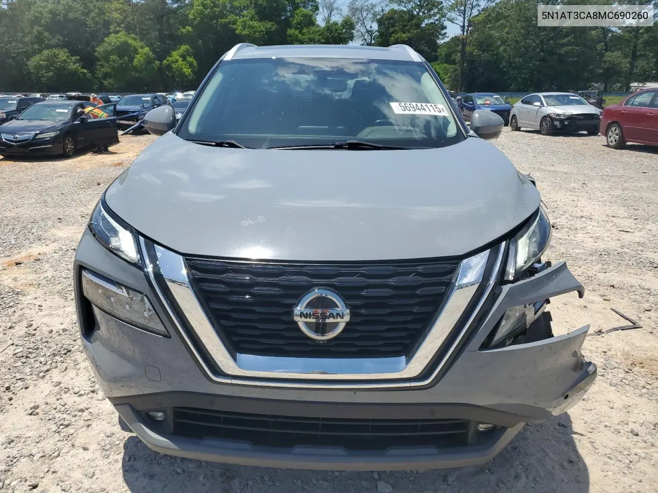 2021 Nissan Rogue Sl VIN: 5N1AT3CA8MC690260 Lot: 56944115