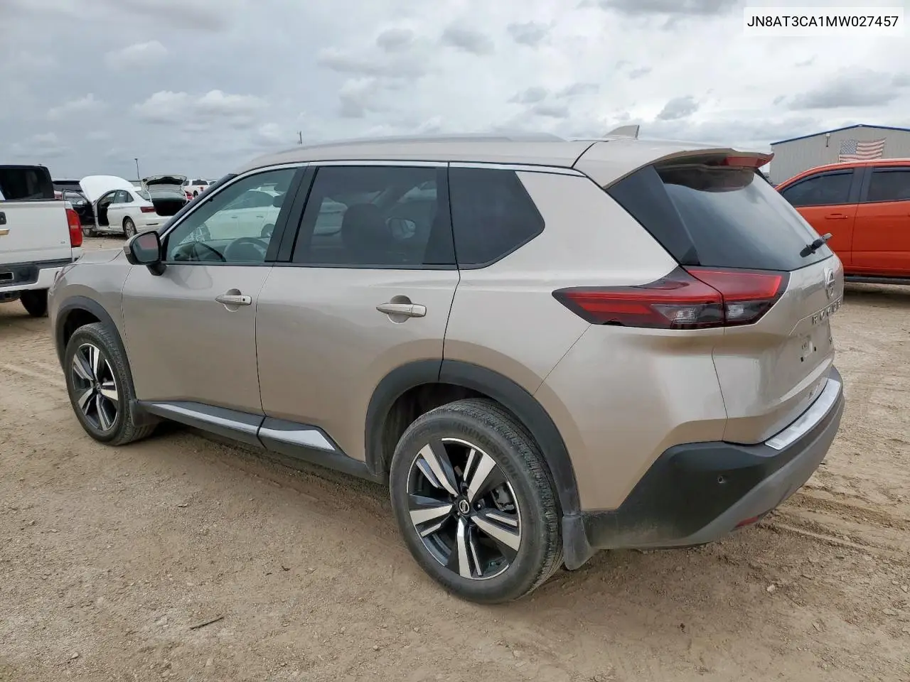 2021 Nissan Rogue Sl VIN: JN8AT3CA1MW027457 Lot: 62199735
