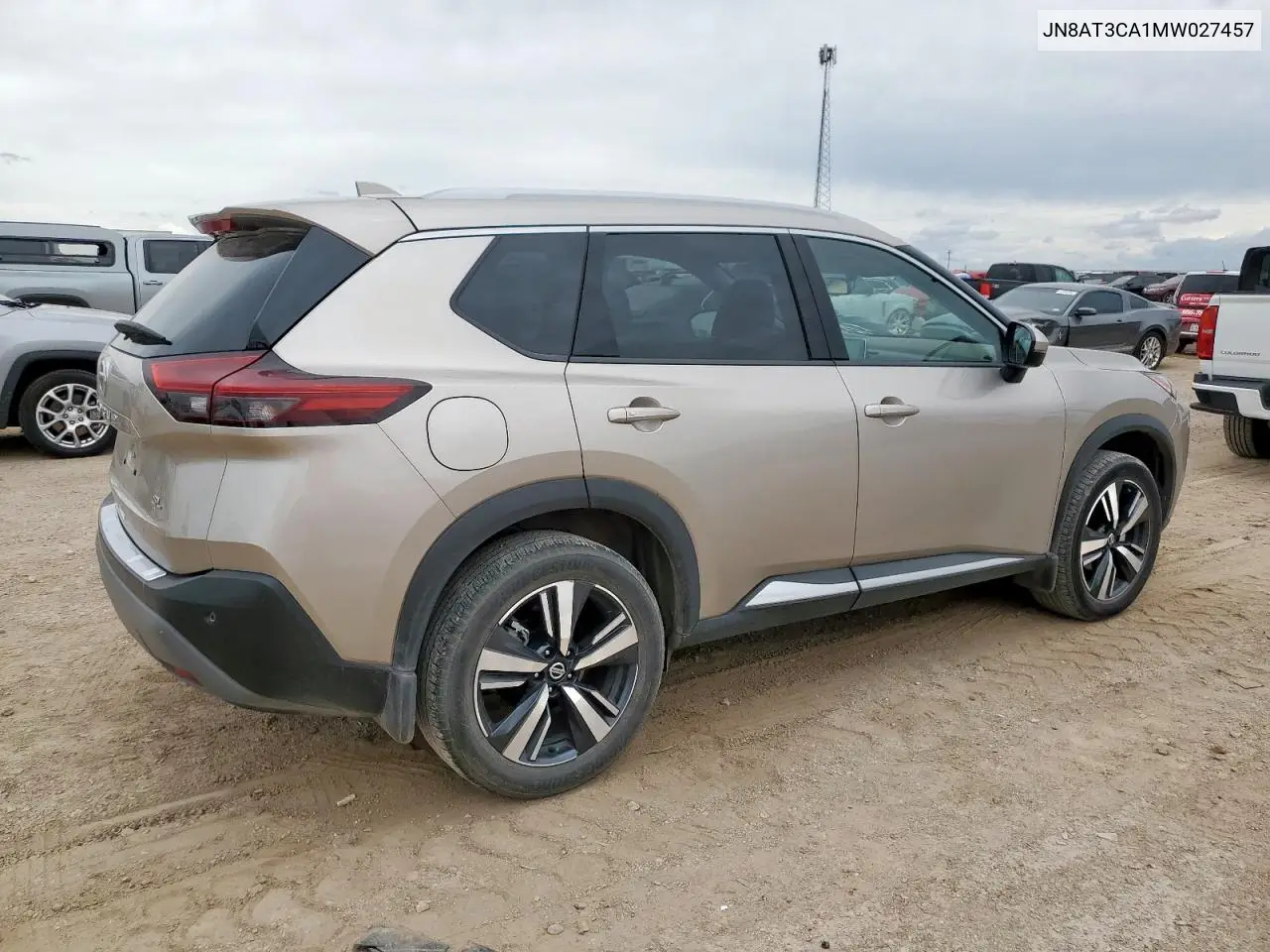 2021 Nissan Rogue Sl VIN: JN8AT3CA1MW027457 Lot: 62199735
