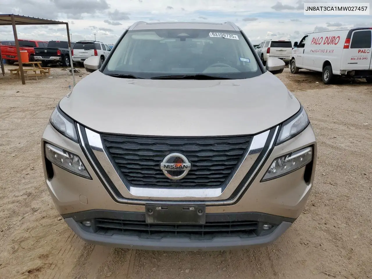 2021 Nissan Rogue Sl VIN: JN8AT3CA1MW027457 Lot: 62199735