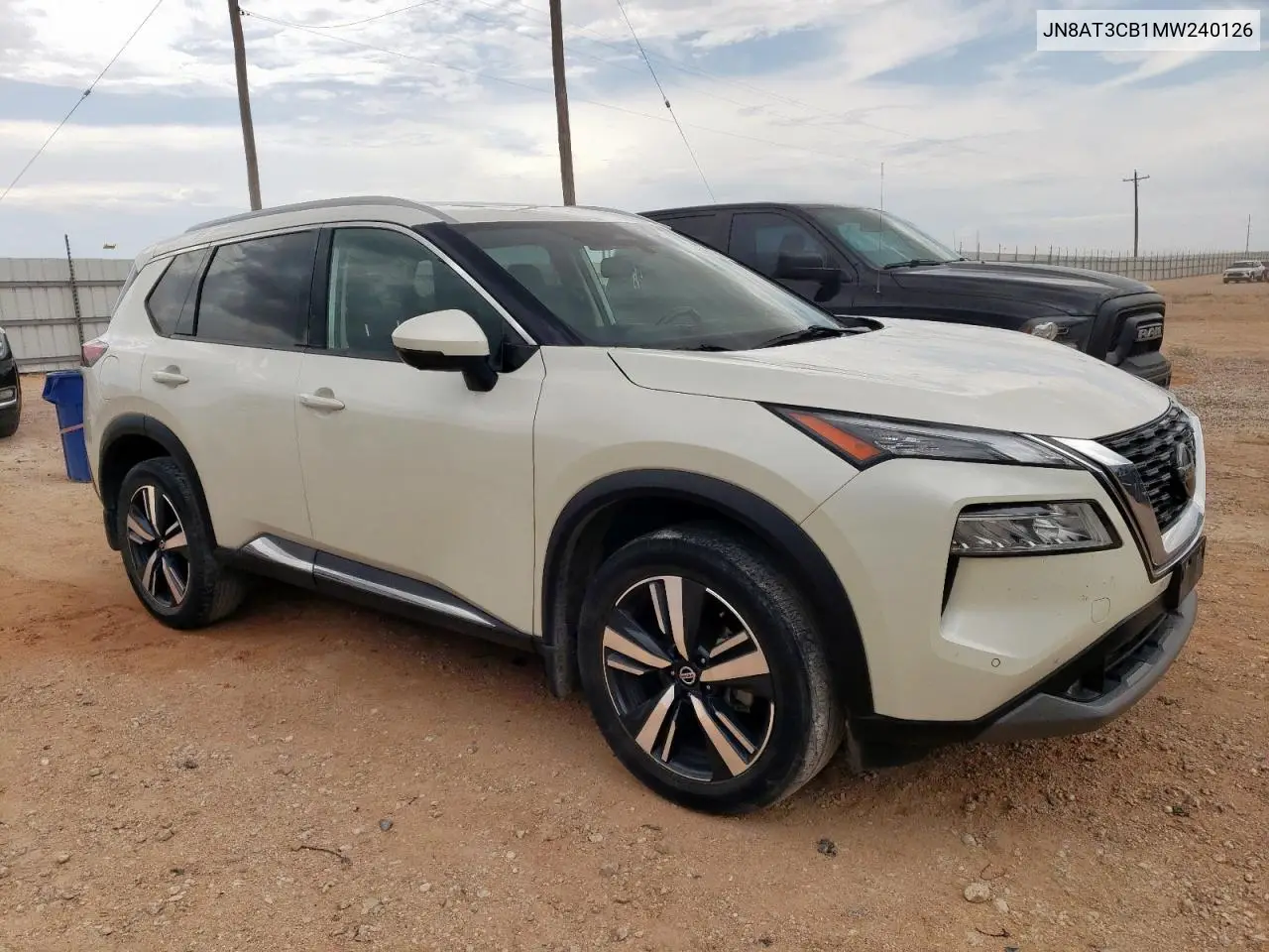 2021 Nissan Rogue Sl VIN: JN8AT3CB1MW240126 Lot: 62679615