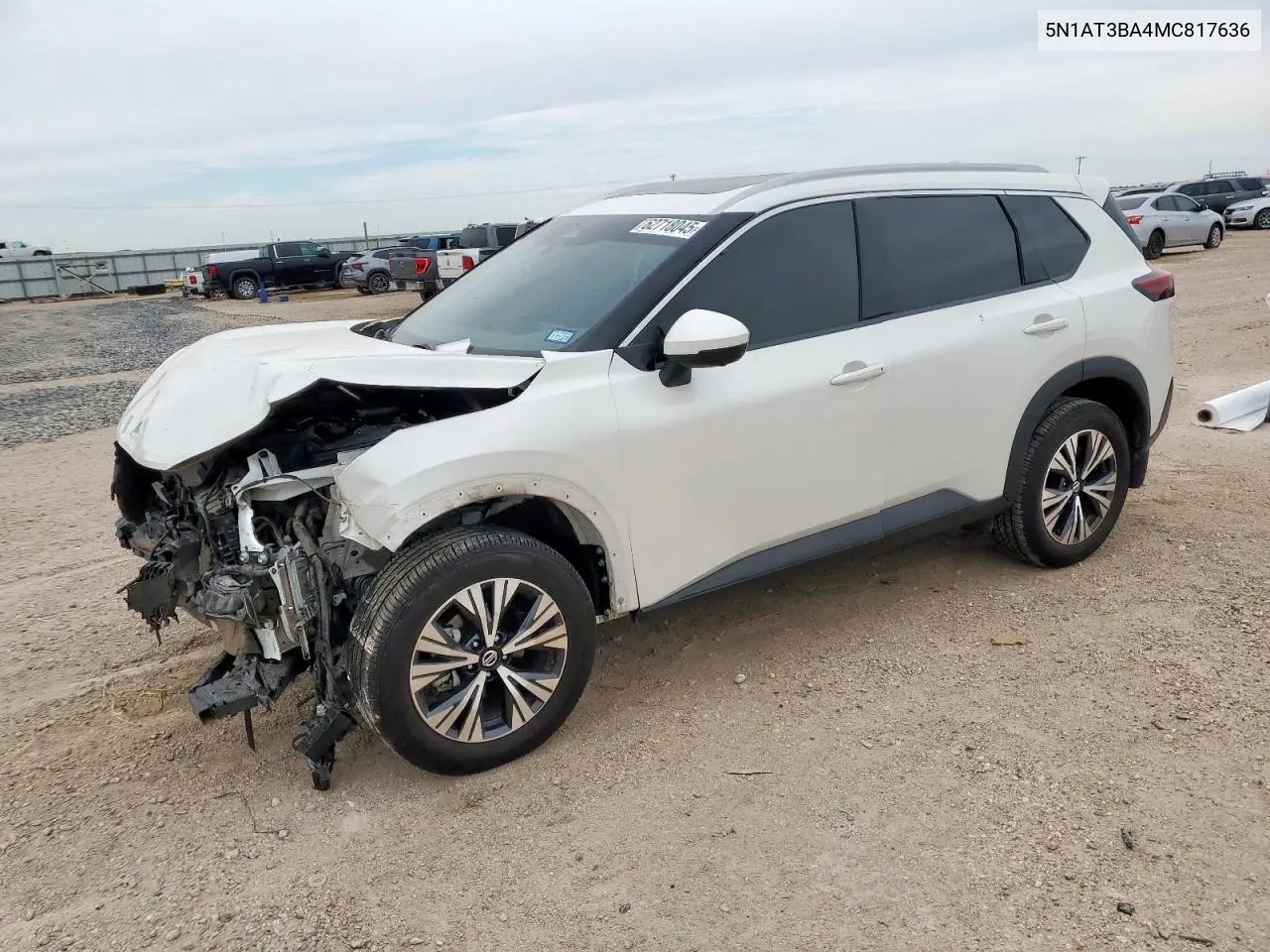 2021 Nissan Rogue Sv VIN: 5N1AT3BA4MC817636 Lot: 62718045