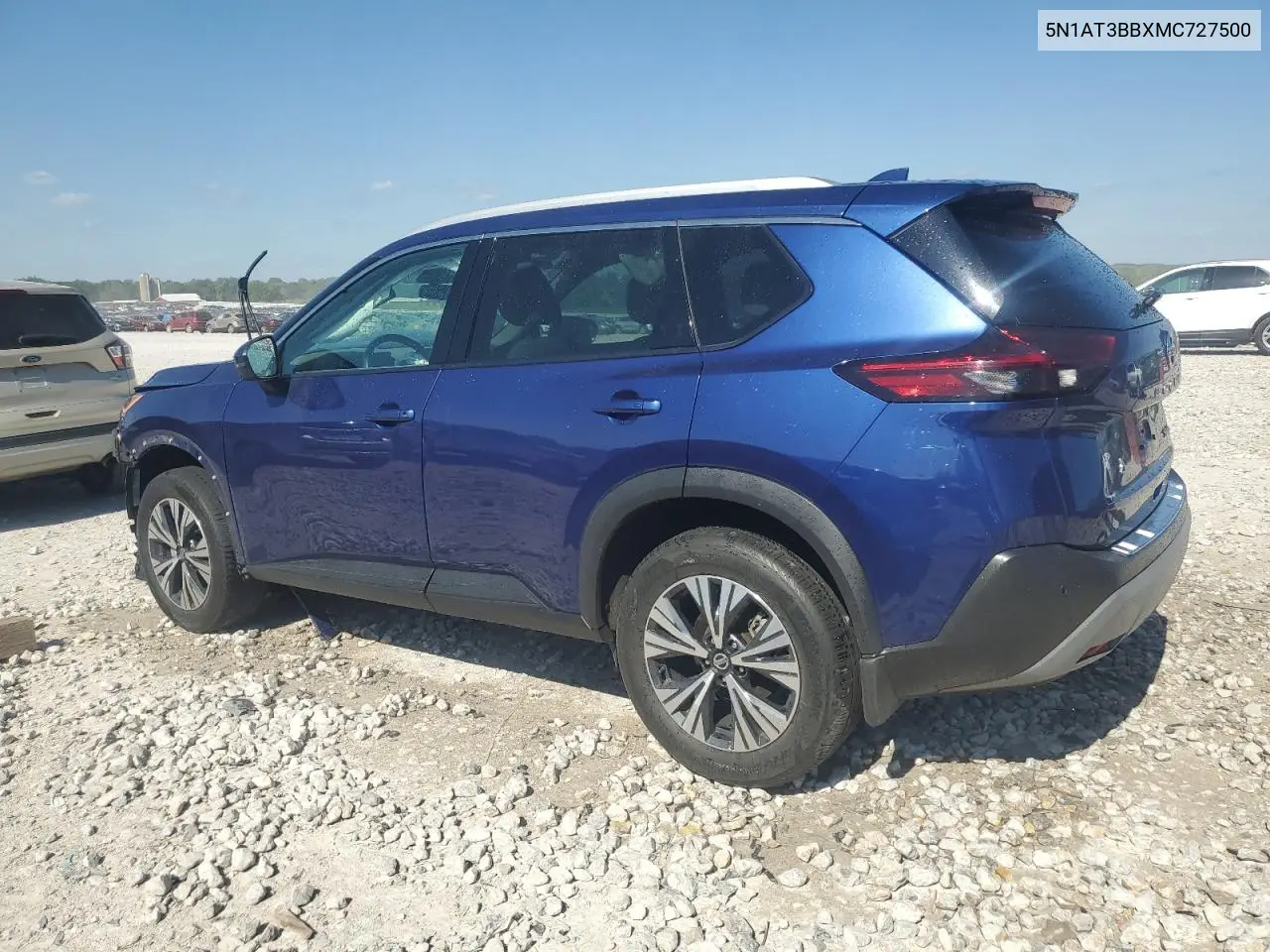 2021 Nissan Rogue Sv VIN: 5N1AT3BBXMC727500 Lot: 62878285