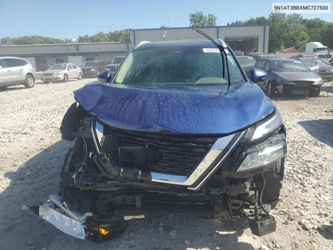 2021 Nissan Rogue Sv VIN: 5N1AT3BBXMC727500 Lot: 62878285