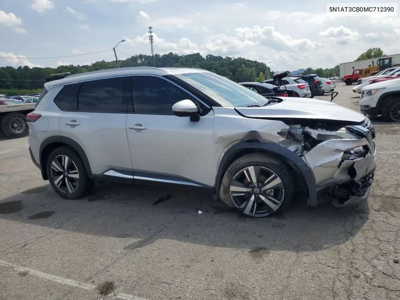 2021 Nissan Rogue Sl VIN: 5N1AT3CB0MC712390 Lot: 65947615