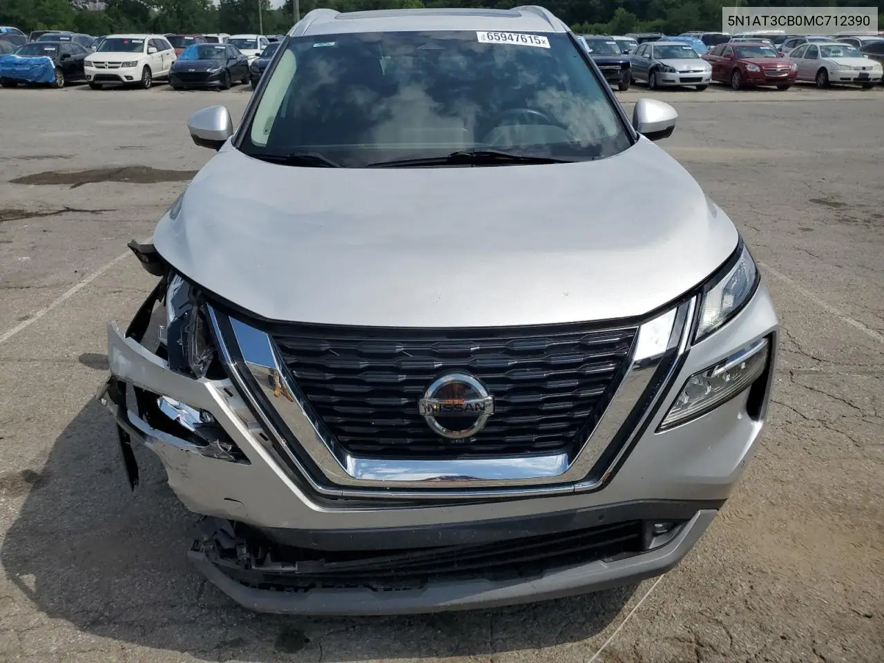 2021 Nissan Rogue Sl VIN: 5N1AT3CB0MC712390 Lot: 65947615