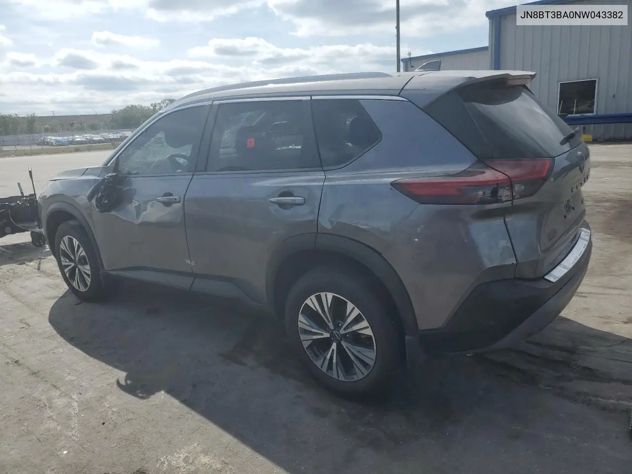 2022 Nissan Rogue Sv VIN: JN8BT3BA0NW043382 Lot: 45305723