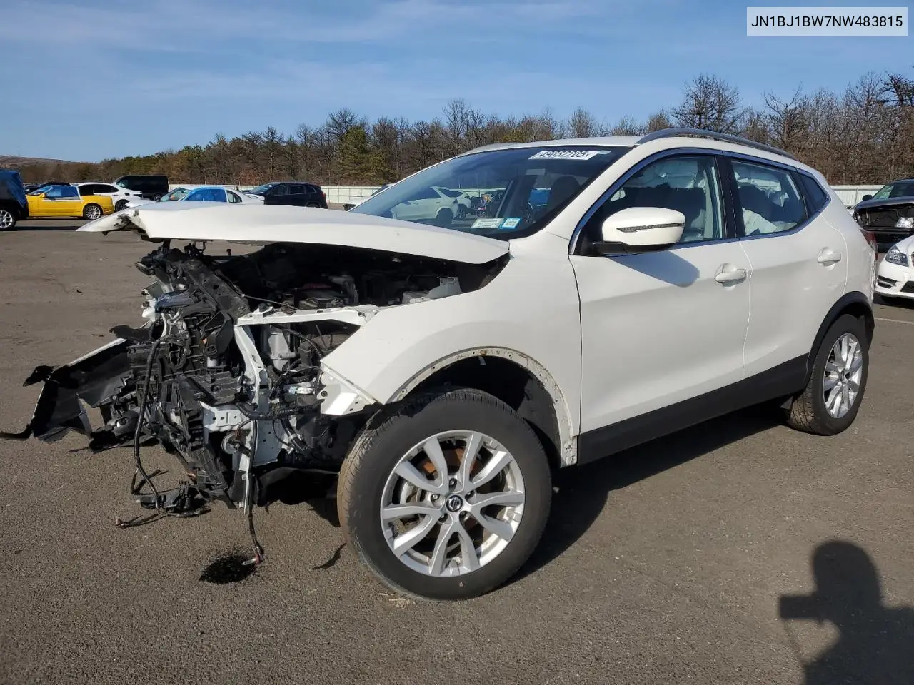 2022 Nissan Rogue Sport Sv VIN: JN1BJ1BW7NW483815 Lot: 49032205