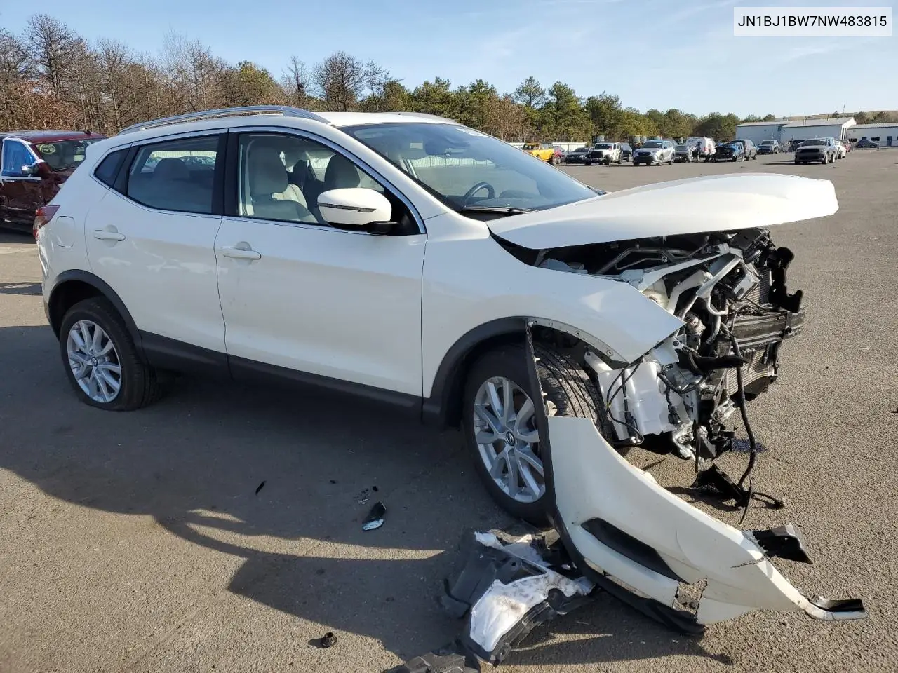 2022 Nissan Rogue Sport Sv VIN: JN1BJ1BW7NW483815 Lot: 49032205