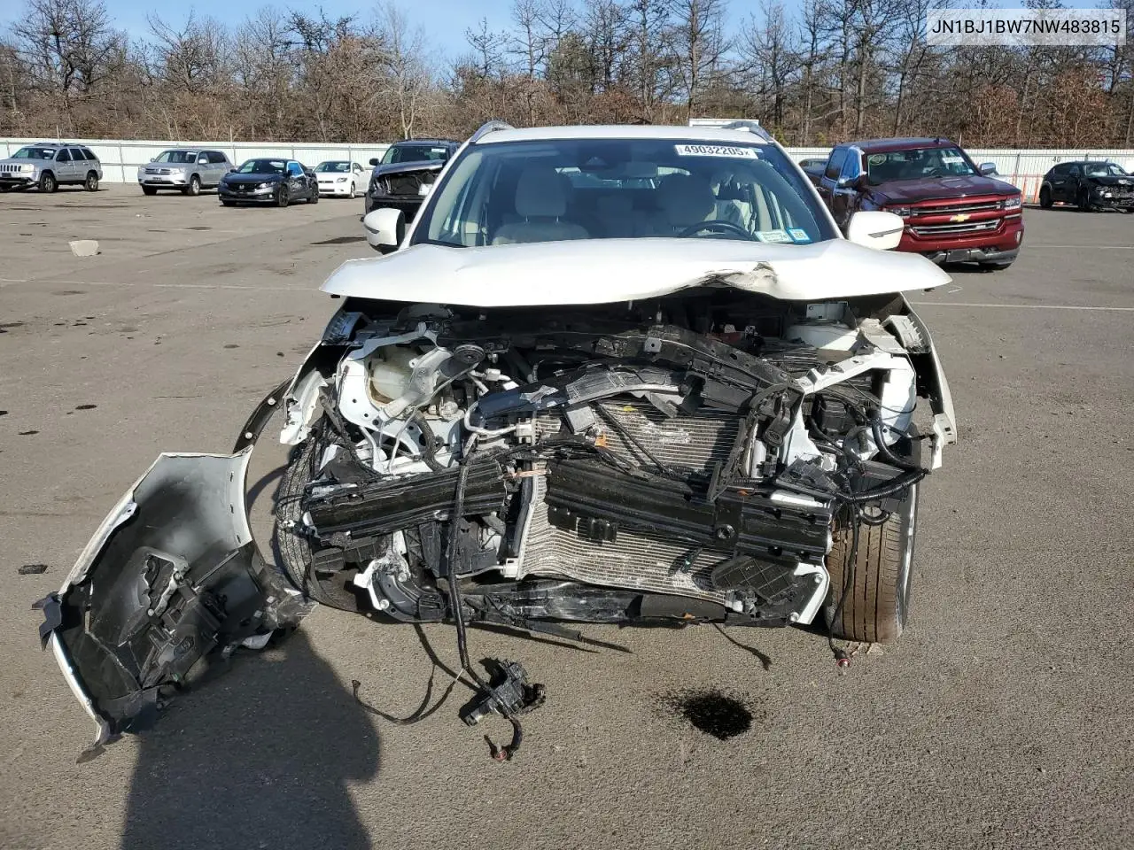 2022 Nissan Rogue Sport Sv VIN: JN1BJ1BW7NW483815 Lot: 49032205