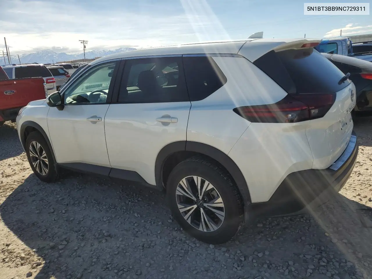 2022 Nissan Rogue Sv VIN: 5N1BT3BB9NC729311 Lot: 50474175
