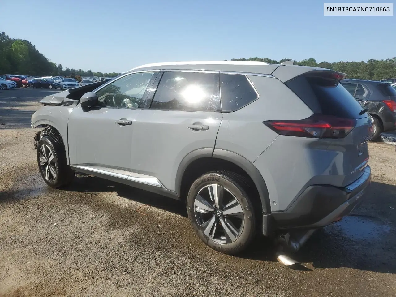 2022 Nissan Rogue Sl VIN: 5N1BT3CA7NC710665 Lot: 51926725