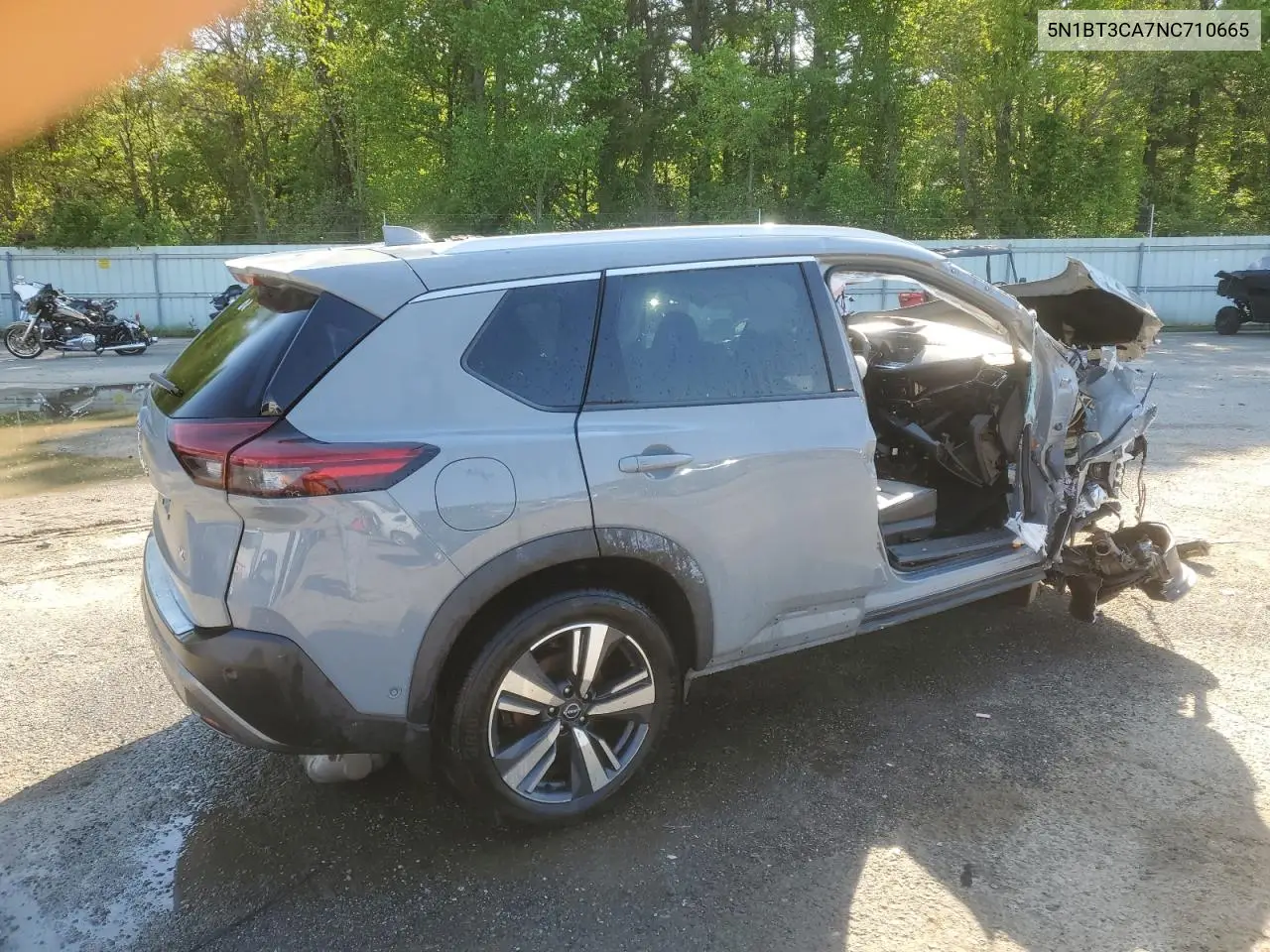 2022 Nissan Rogue Sl VIN: 5N1BT3CA7NC710665 Lot: 51926725