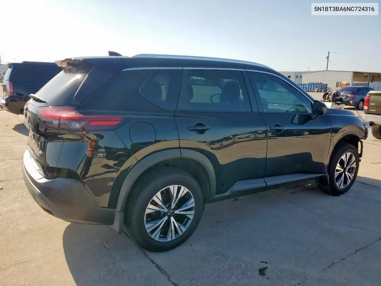 2022 Nissan Rogue Sv VIN: 5N1BT3BA6NC724316 Lot: 51988805