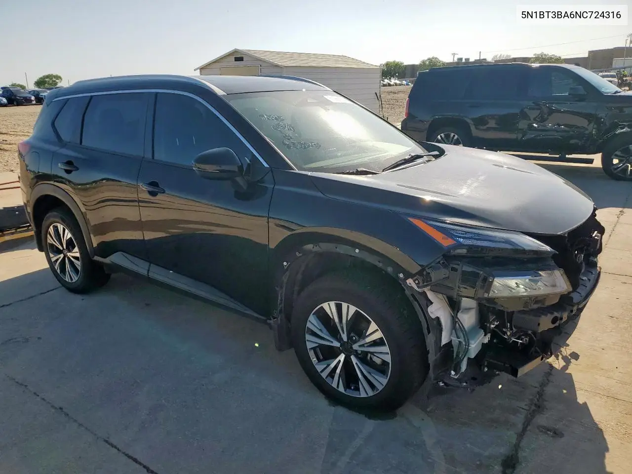 2022 Nissan Rogue Sv VIN: 5N1BT3BA6NC724316 Lot: 51988805