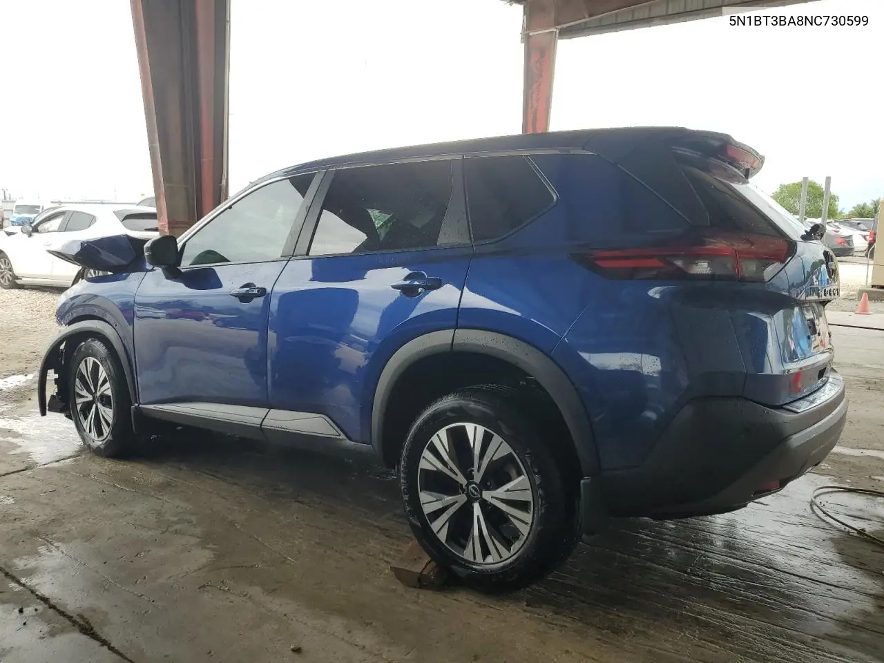 2022 Nissan Rogue Sv VIN: 5N1BT3BA8NC730599 Lot: 52323855